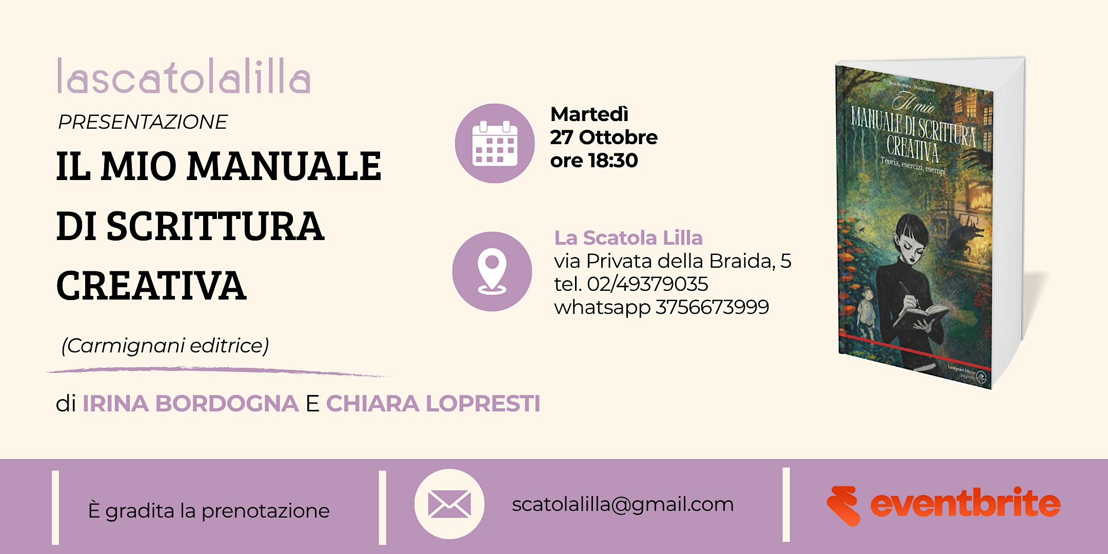 Il mio manuale di scrittura creativa con Irina Bordogna e Chiara Lopresti