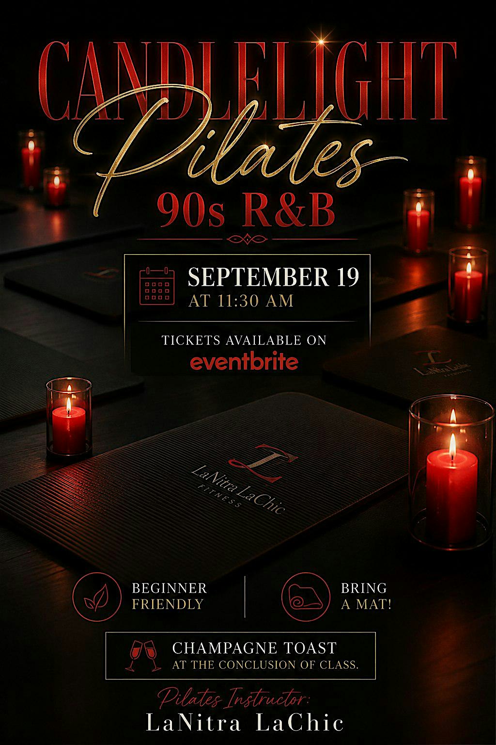 Candlelight Pilates & 90’s R&B