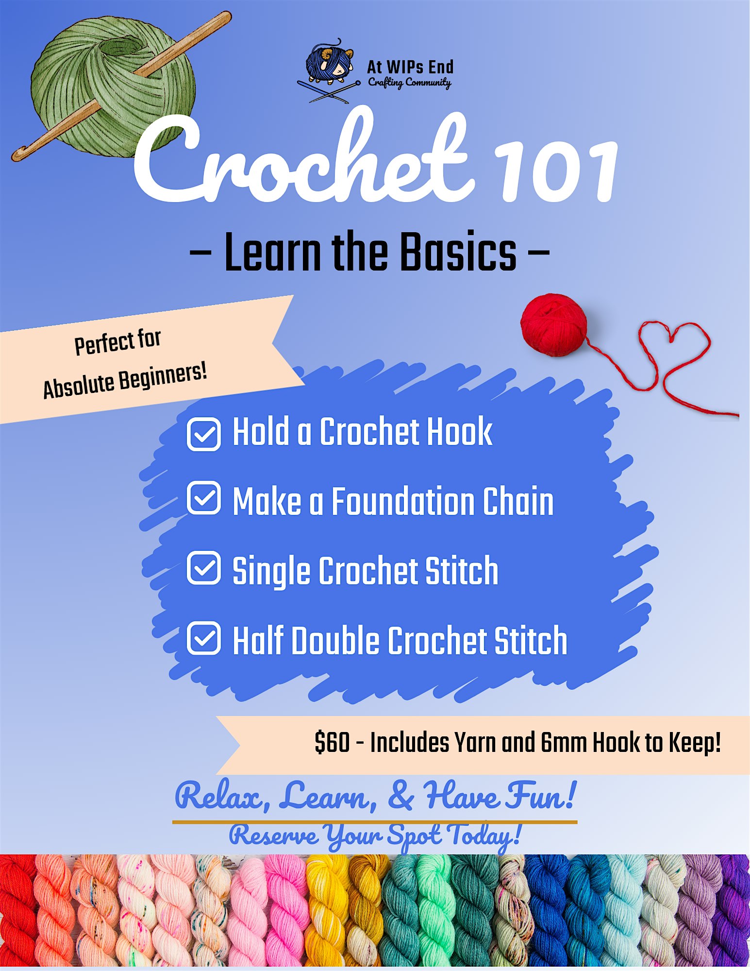 Crochet 101: Learn the Basics