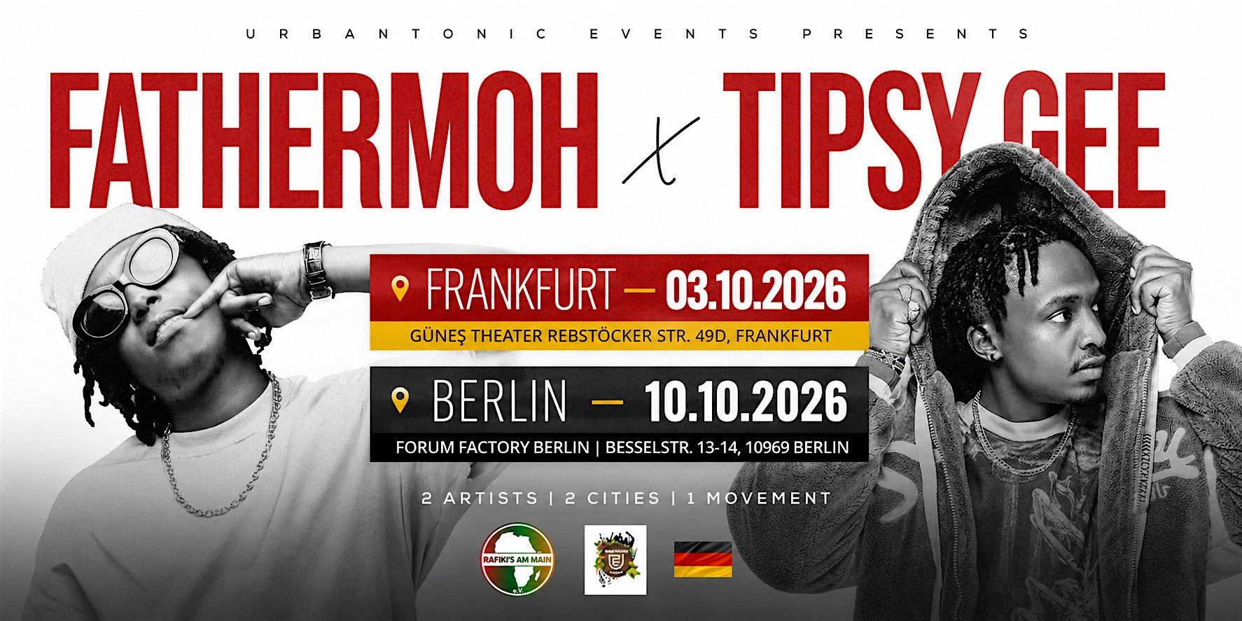 ARBANTONE GERMANY TOUR – Fathermoh & Tipsy Gee Live in Berlin