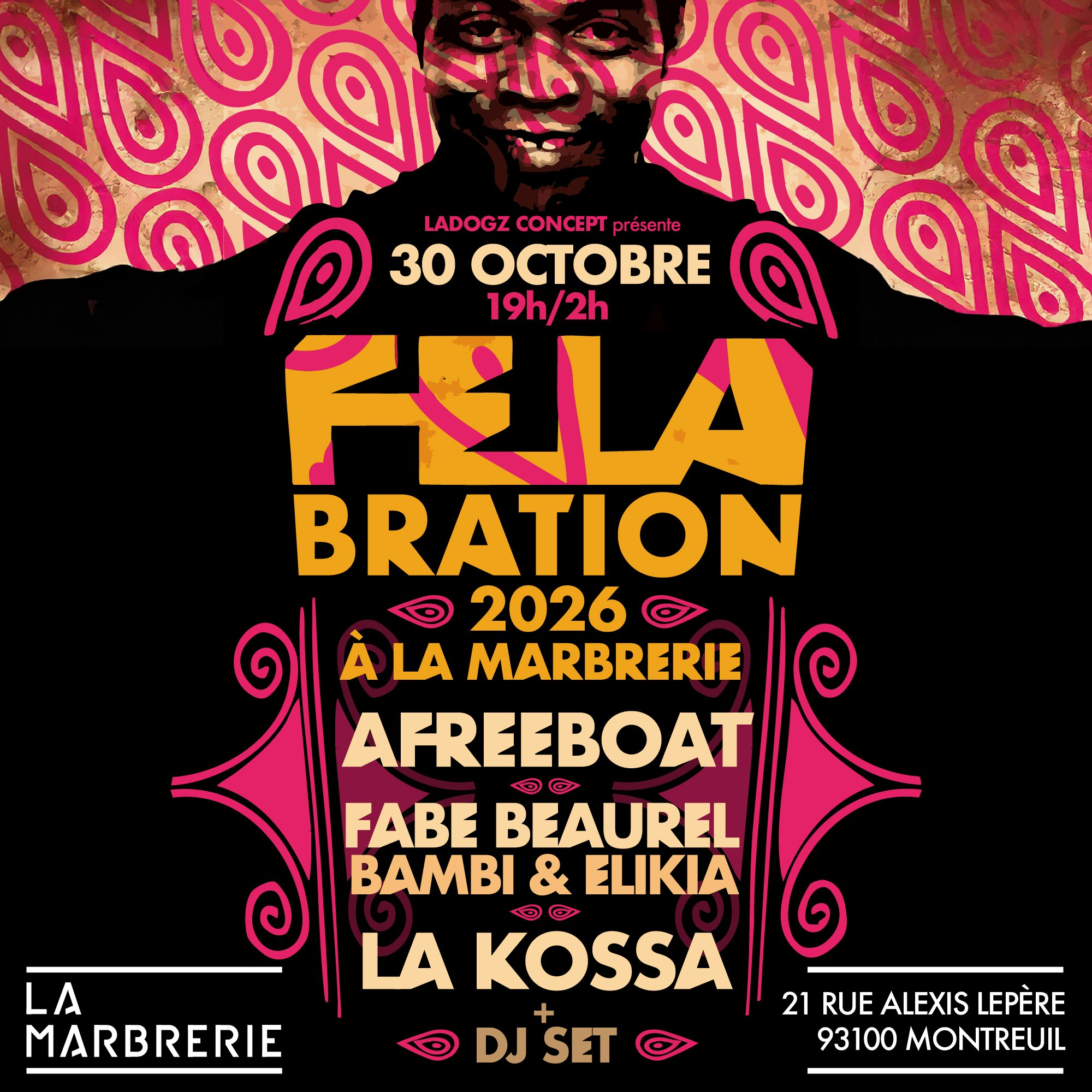 FELABRATION – LA KOSSA x FABE BEAUREL BAMBI x AFREEBOAT