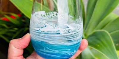 Where Water Meets Art (2 Glasses and 1 Coaster)- YISHUN HOME STUDIO
