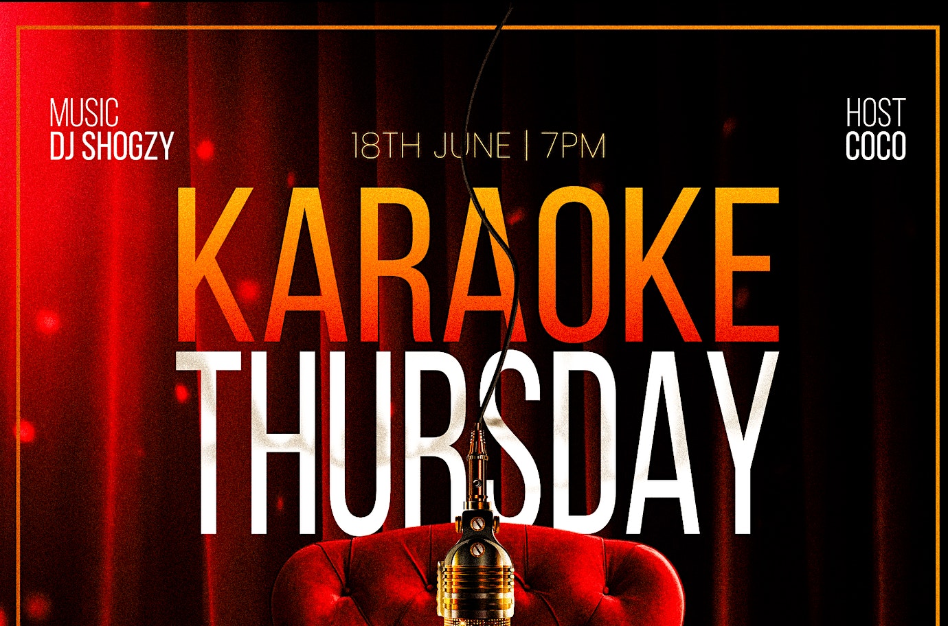 KARAOKE THURSDAY AT LIVE! LOUNGE