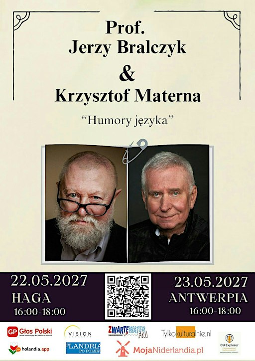 Prof.  Jerzy Bralczyk & Krzysztof Materna