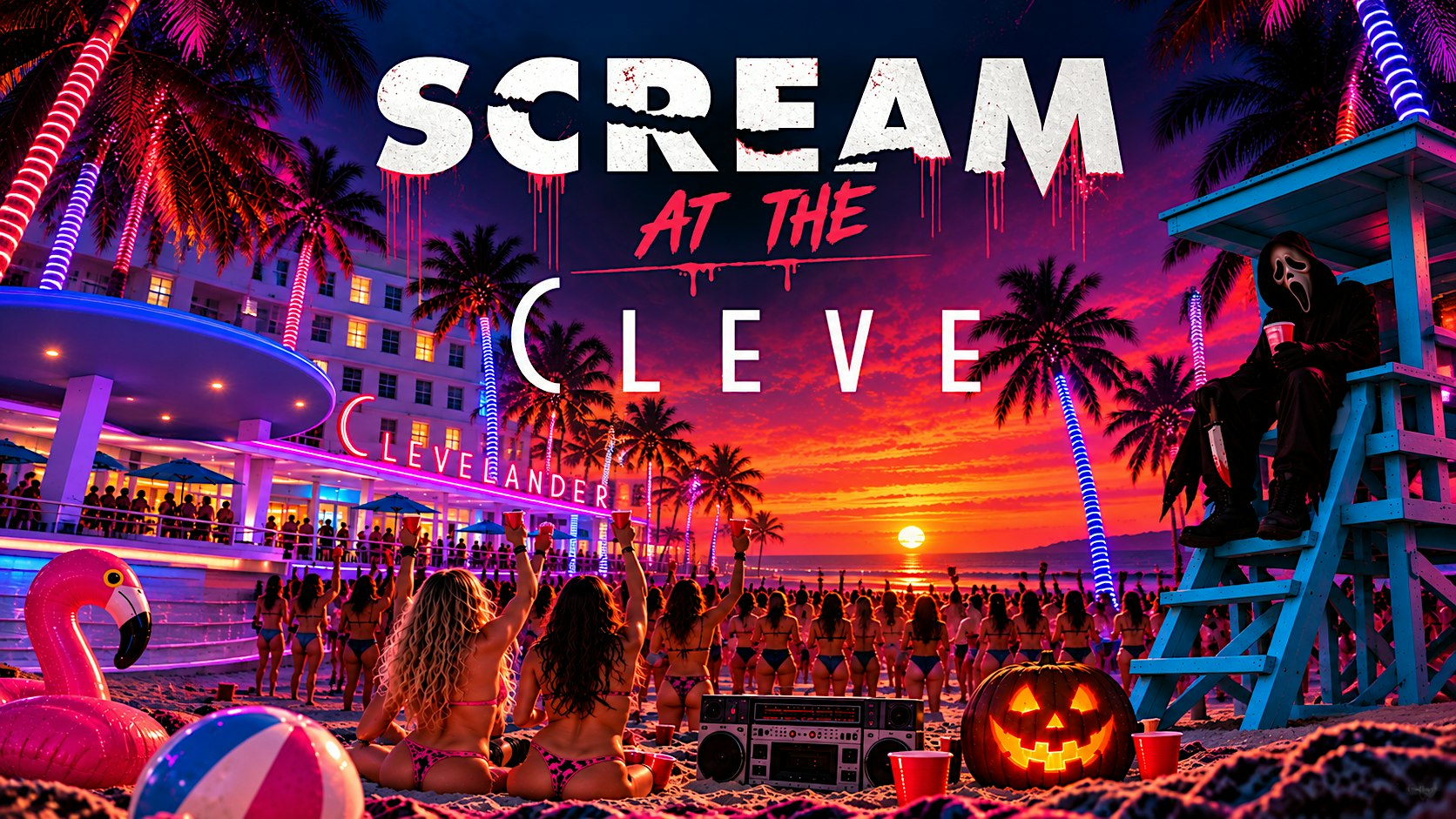 Scream at the Cleve Halloween Party 10/31