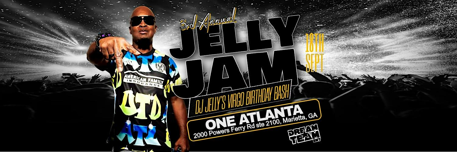 Dream team presents the 3rd Annuaul Dj Jelly Virgo Bash  at OneAtlanta