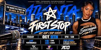 VX Presents: FIRST STOP: Hip-Hop / Rap Event