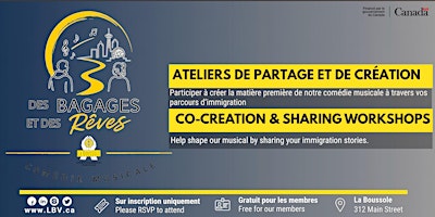 Ateliers de partage et de création
