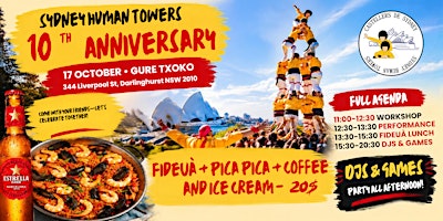 Sydney Human Towers- 10th anniversary party