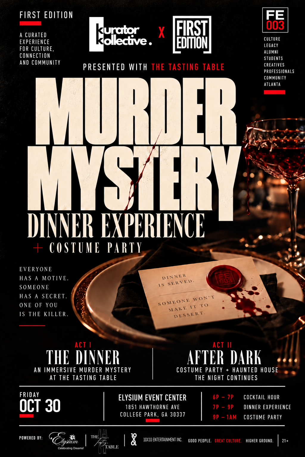 First Edition No. 003: A Murder Mystery