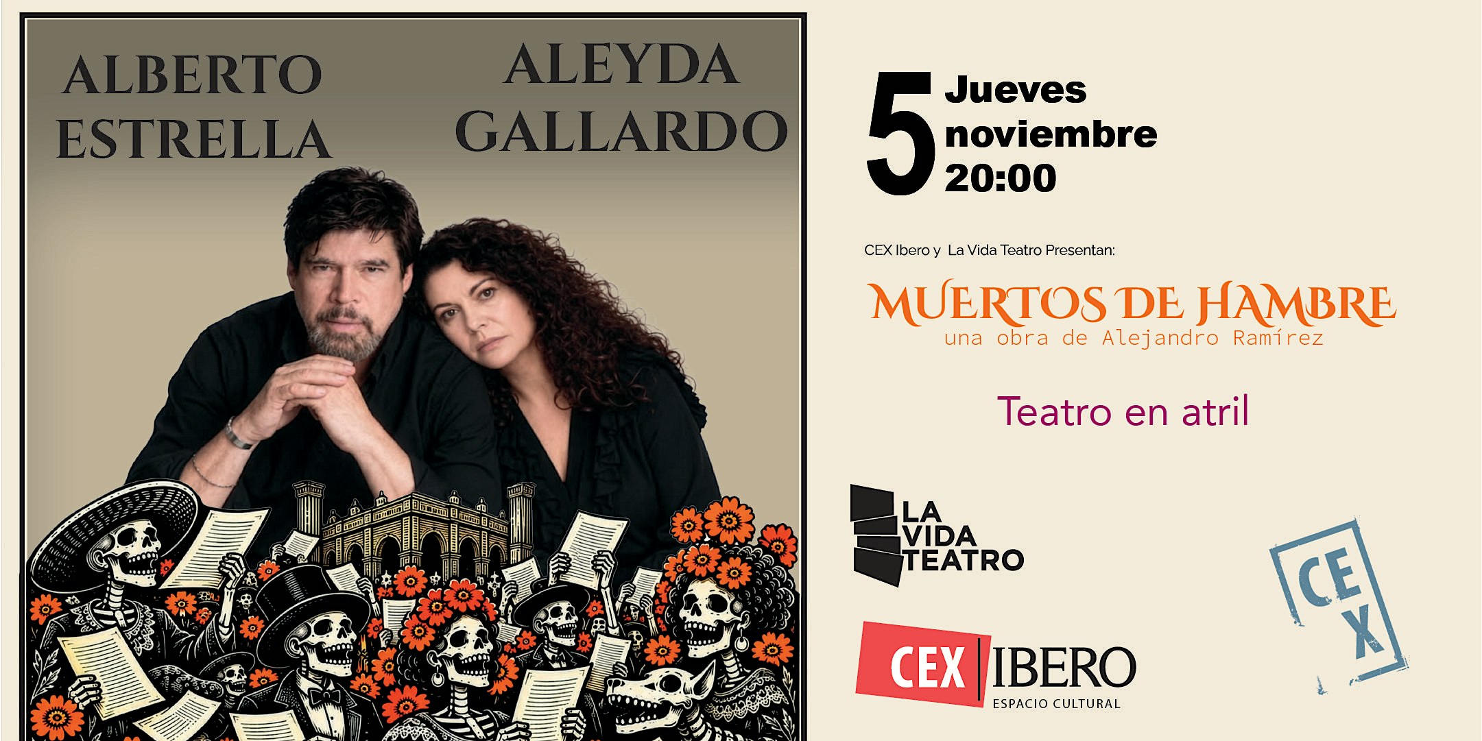 Muertos de hambre | Teatro en Atril con La Vida Teatro