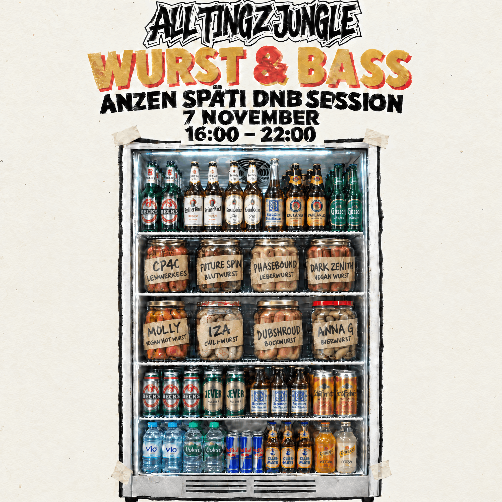 WURST & BASS X ALLTINGZJUNGLE - Anzen Späti DNB SESSION