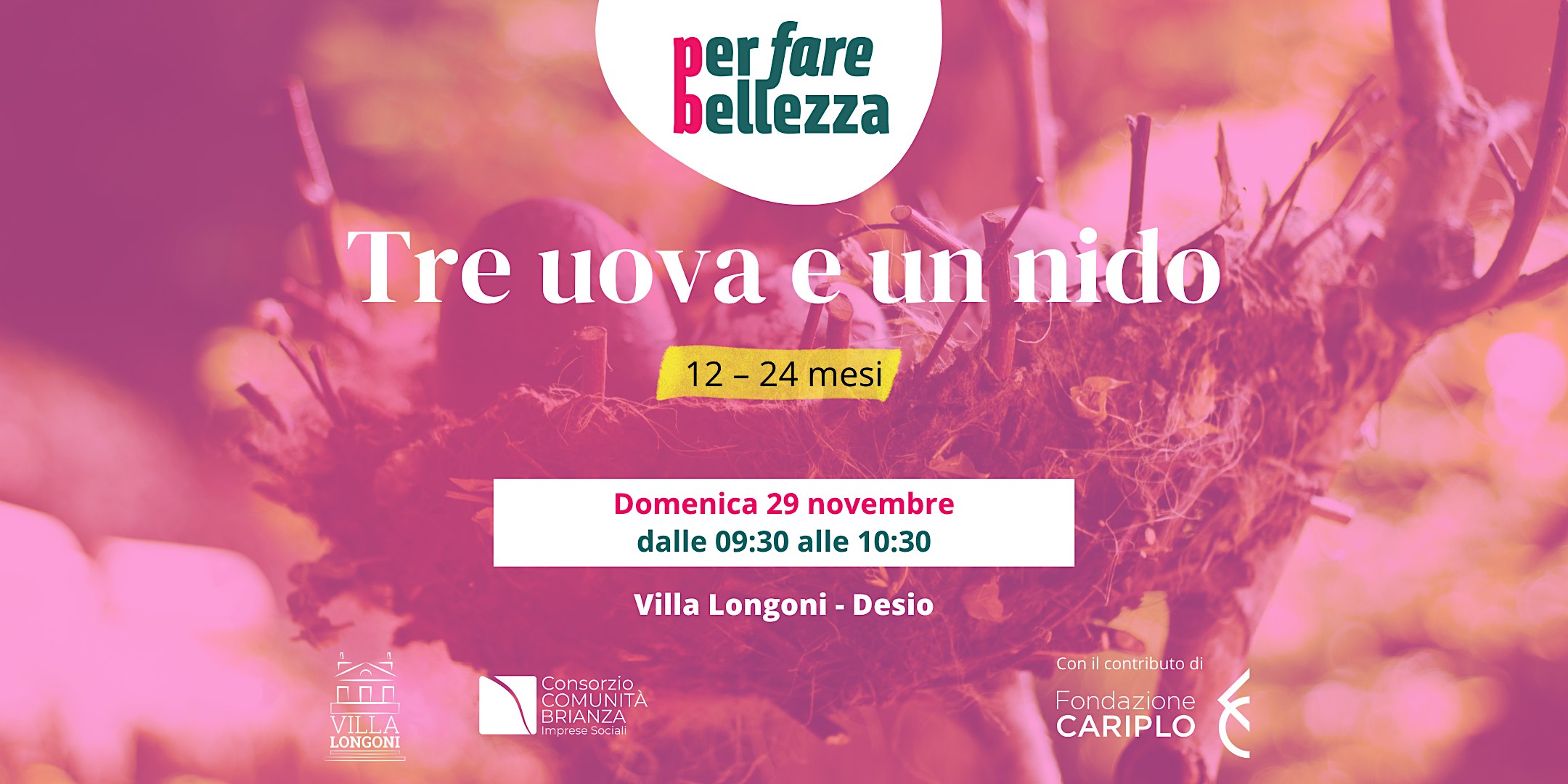 TRE UOVA E UN NIDO [12-24 MESI]