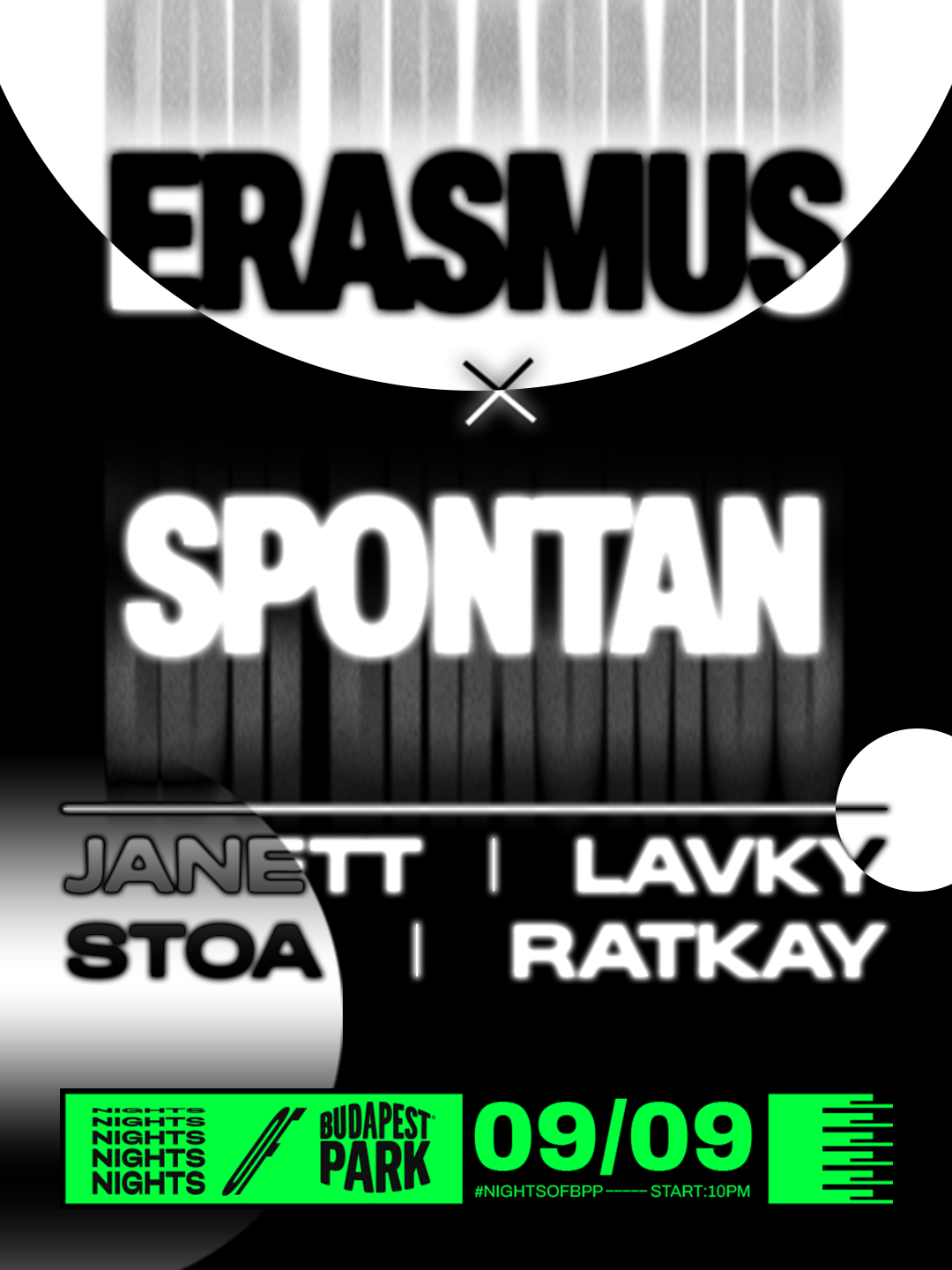 Erasmus X Spontan with Janett, LAVKY, Stoa, Ratkay ⏾ Nights of Budapest Park