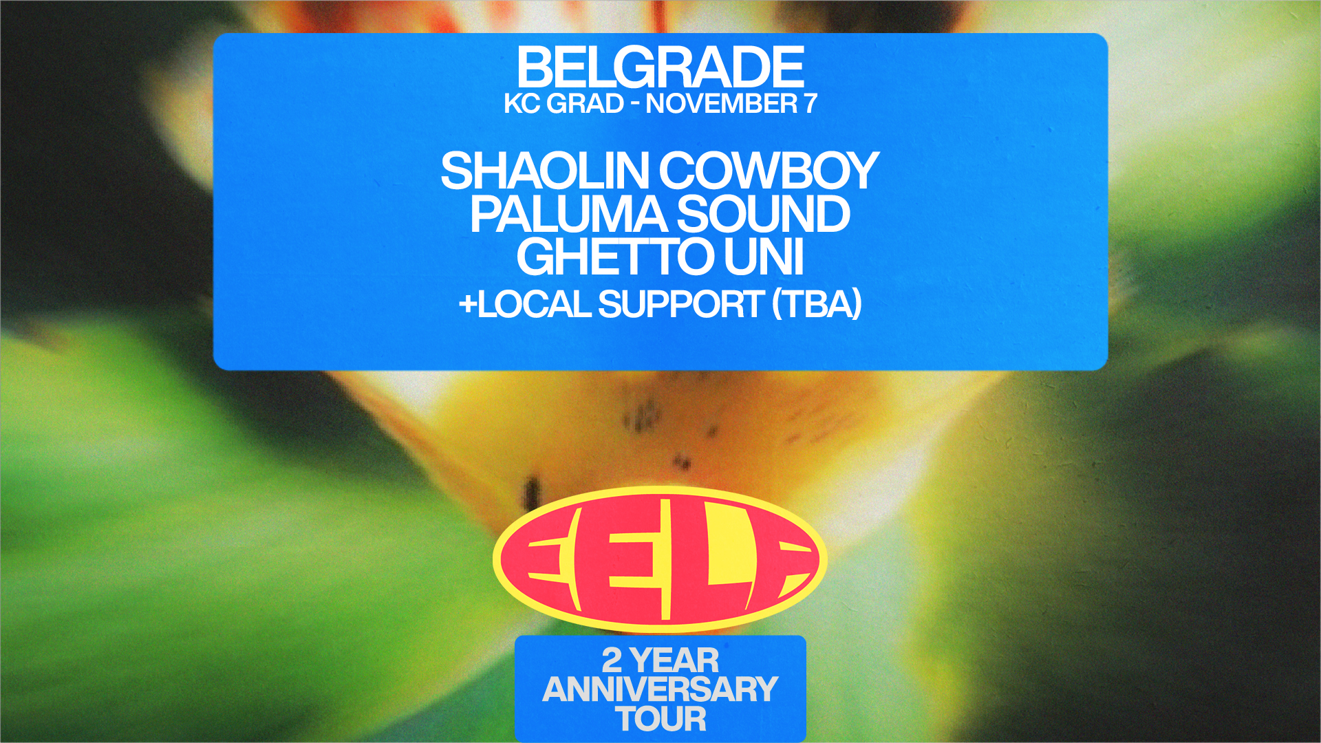 EELF Presents - Belgrade: Shaolin Cowboy, Paluma Sound, Ghetto Uni