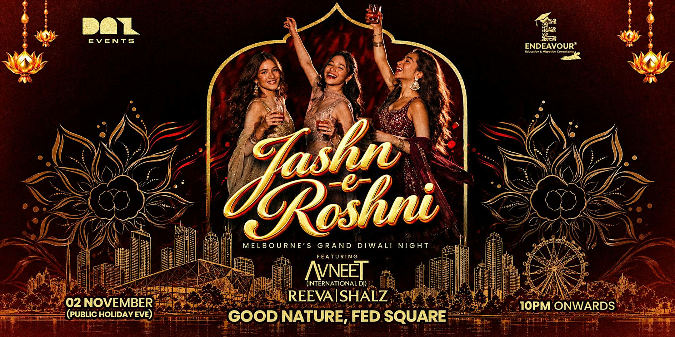 Jashn-E-Roshni Ft. Avneet - Melbourne's Biggest Diwali Night  @ FedSquare