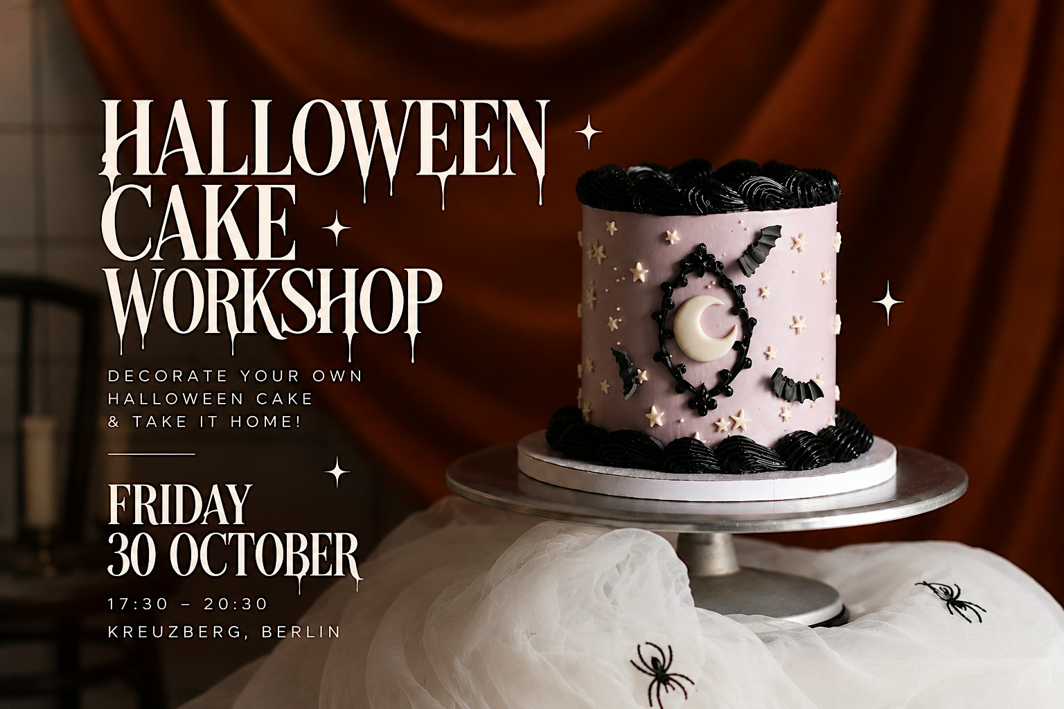 Halloween Cake Decorating Workshop in Berlin | CakesBerlin