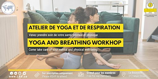Atelier de yoga et de respiration entre femmes