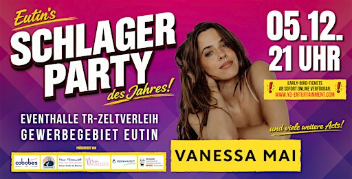 Eutin's SCHLAGERPARTY des Jahres mit VANESSA MAI