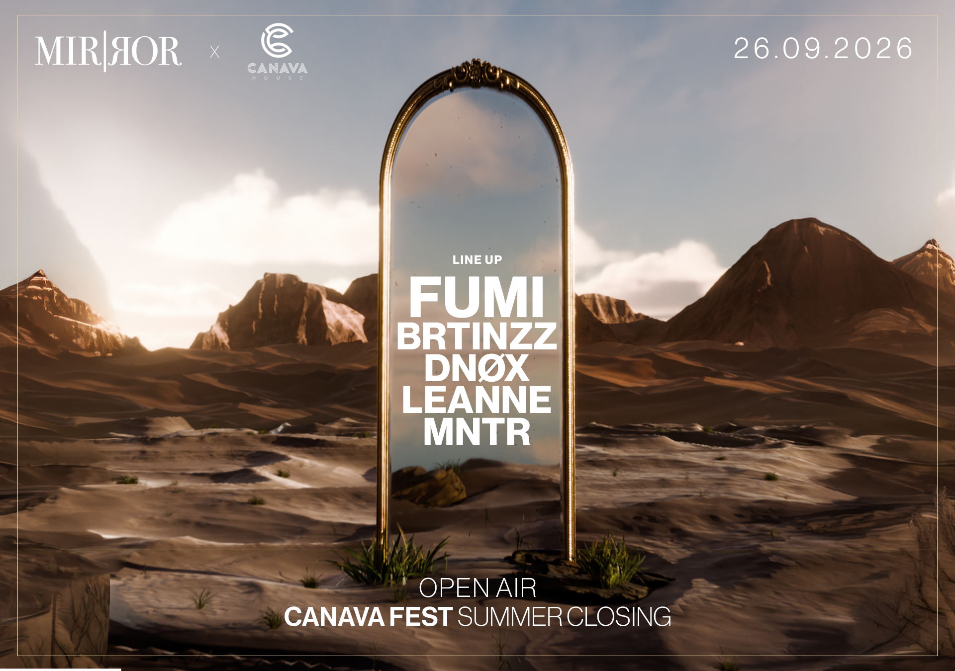MIR|ЯOR x CANAVA FEST W/ FUMI - SUMMER CLOSING 2026