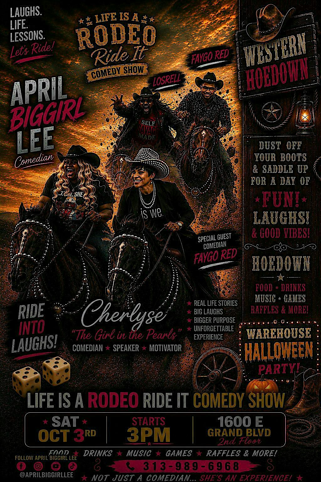 Saddle Up for Laughs!  Life Is a Rodeo... Ride It! Comedy Extravaganza