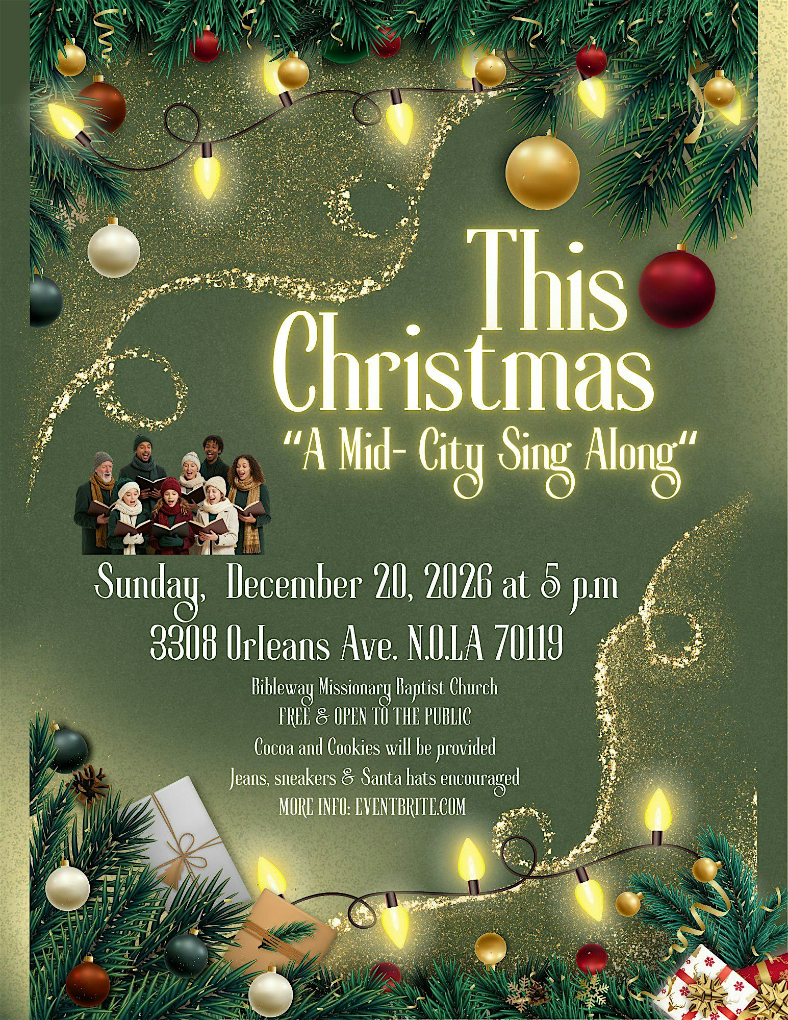 "This Christmas"  A Mid- City  Sing Along