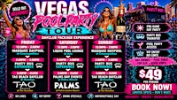 VEGAS Pool Party Tour + Party Bus