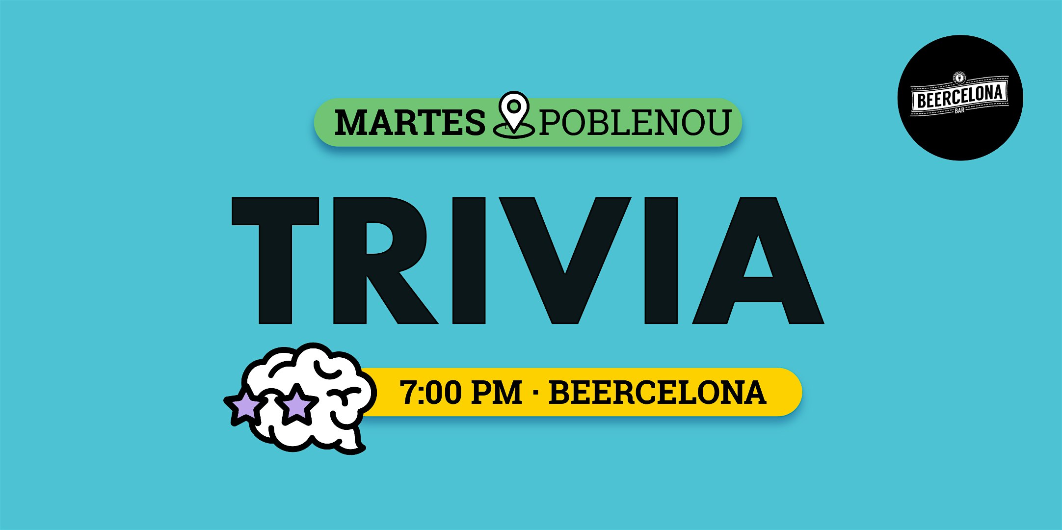 Pub Quiz Barcelona - Martes - Beercelona - Poblenou - CASTELLANO