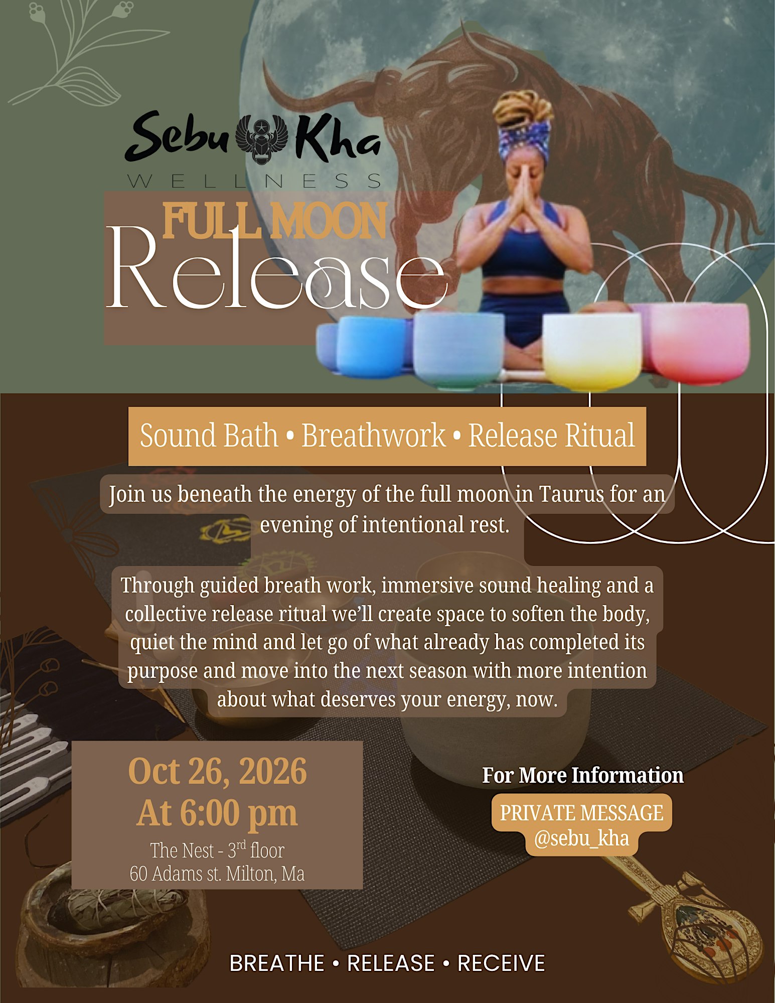 Sebu Kha Wellness Full Moon Soundbath/Breathwork/Release Ritual