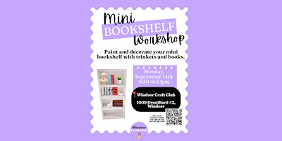 Mini Bookshelf Workshop