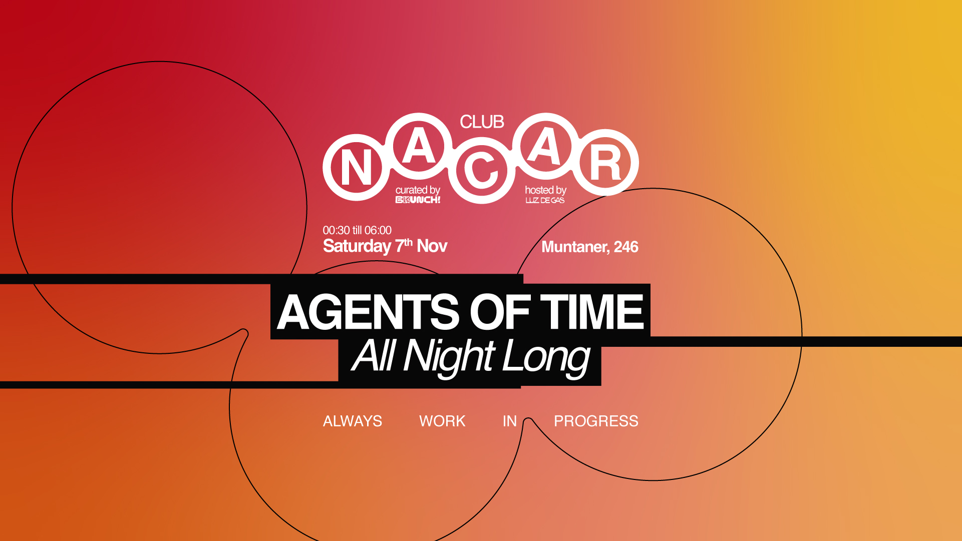Nacar Club curated by Brunch Electronik / Agents Of Time