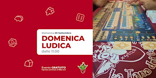 Domenica Ludica - 20 Settembre 2026 dalle ore 11.00