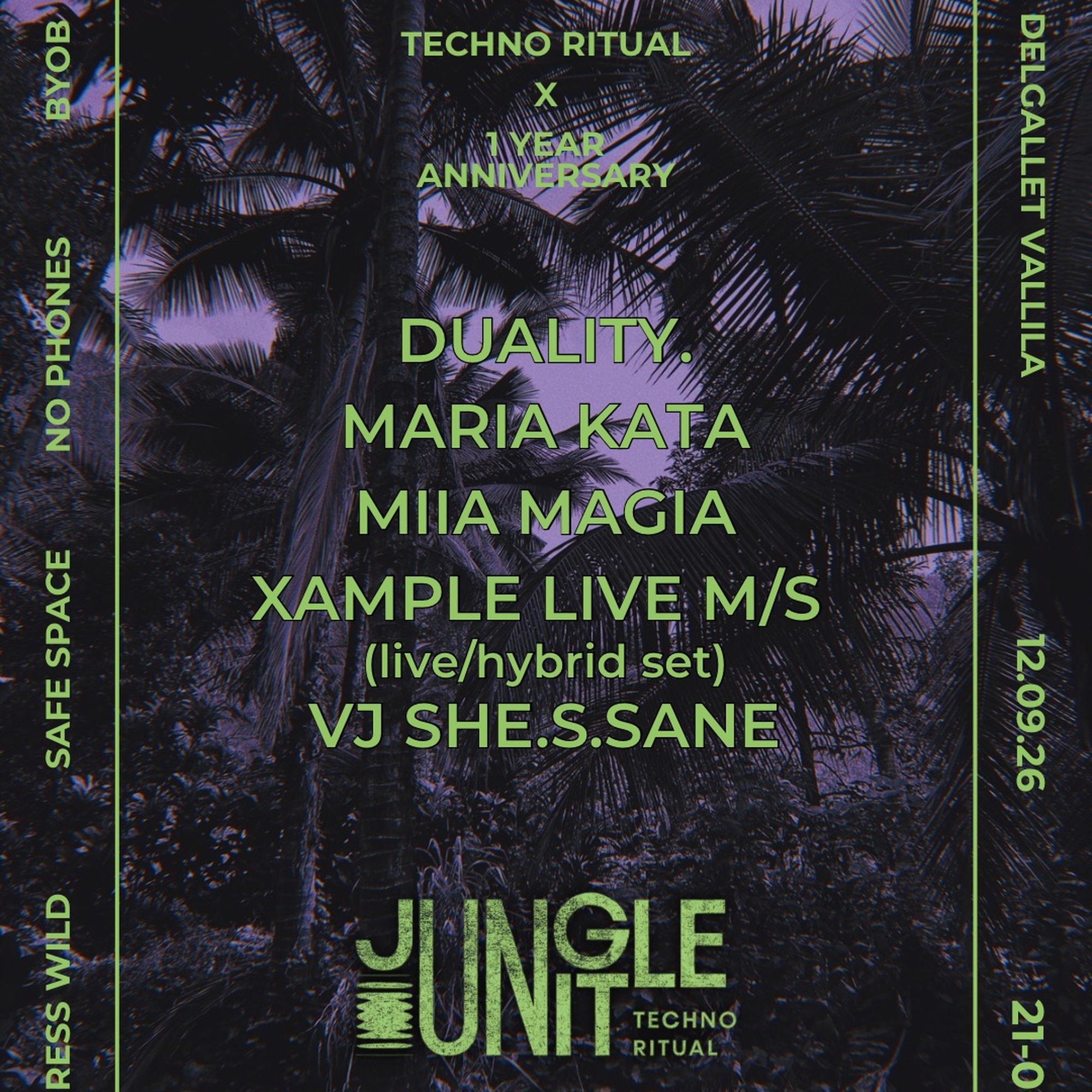 Jungle Unit - 1year anniversary