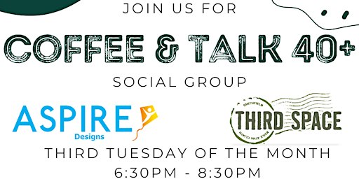 Social Group Autistic People 40+ (Coffee & Talk by Aspire)