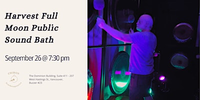 Harvest  Full Moon Sound Bath