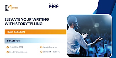 Elevate Your Writing with Storytelling: 1 Day Session in New Orleans, LA