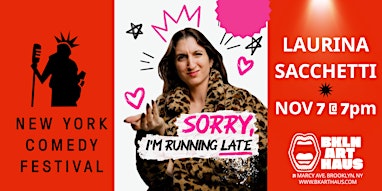 Laurina Sacchetti at the New York Comedy Festival