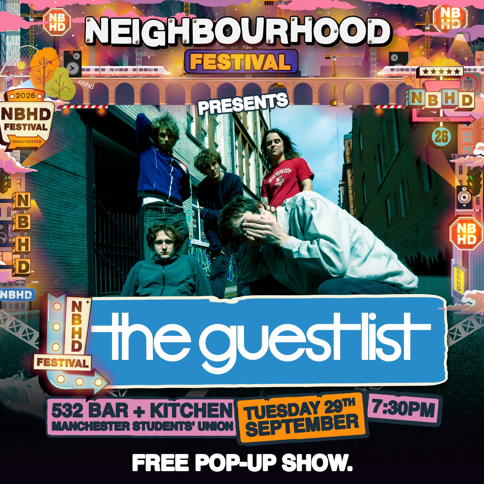 NEIGHBOURHOOD FESTIVAL POP UP - THE GUEST LIST