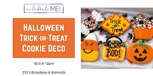Halloween Trick or Treat Cookie Decorating