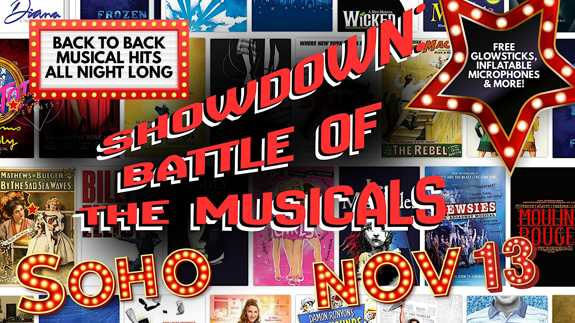 Showdown: Battle of the Musicals @ Soho - Nov 13th