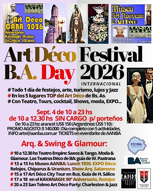 Art Decó Festival - Espectáculos de apertura