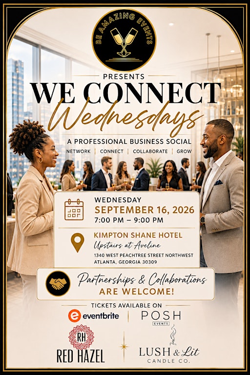 We Connect Wednesdays| Professional Business Social