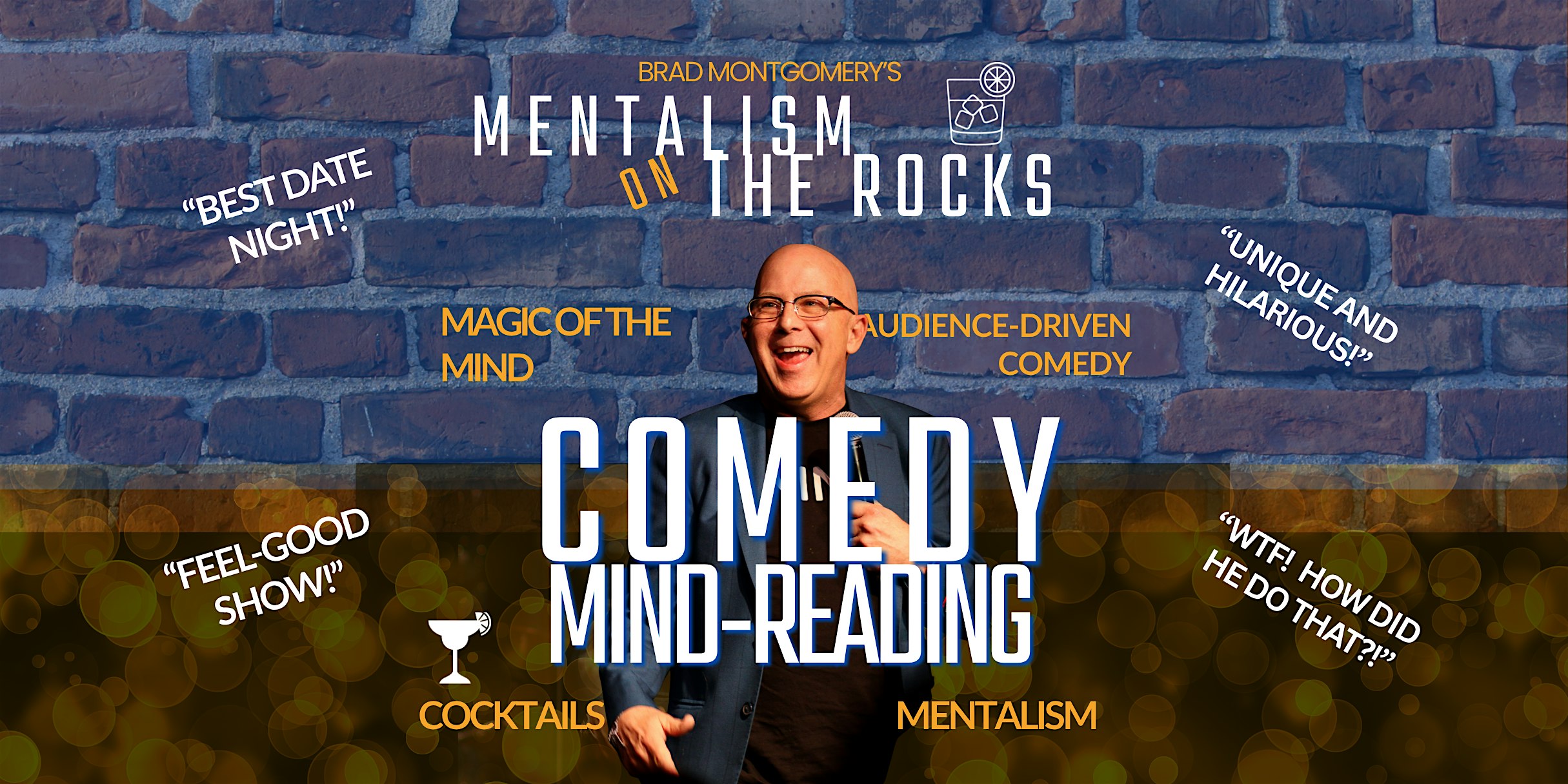 COMEDY MIND-READING!  Laughs. Cocktails. Mentalism. Zero Crystal Balls 9/25