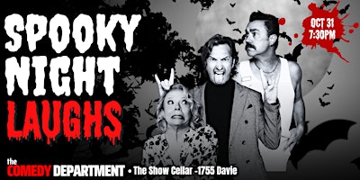 Spooky Night Laughs presented by The Comedy Department