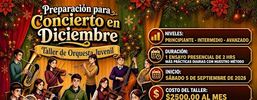Taller de Orquesta Juvenil (de 14 a 18 años)