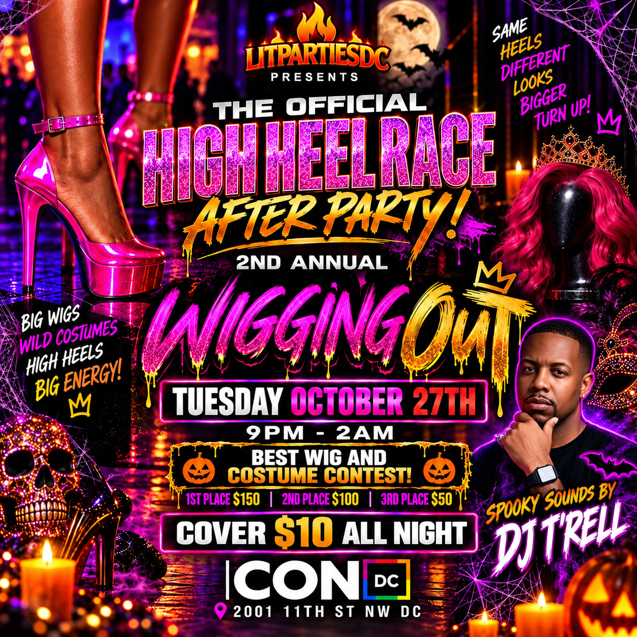 The Official High Hell Race 
After Party! "Wigging Out"