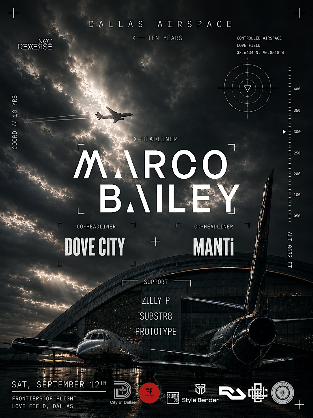NØT RΞVΞЯSΞ  - Dallas Airspace / Marco Bailey - Manti - Dove City @ FFM