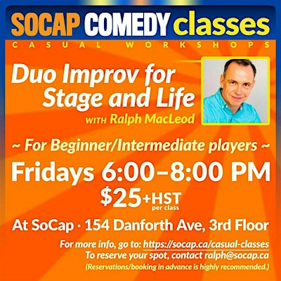 Friday Improv Class for Stage and Life