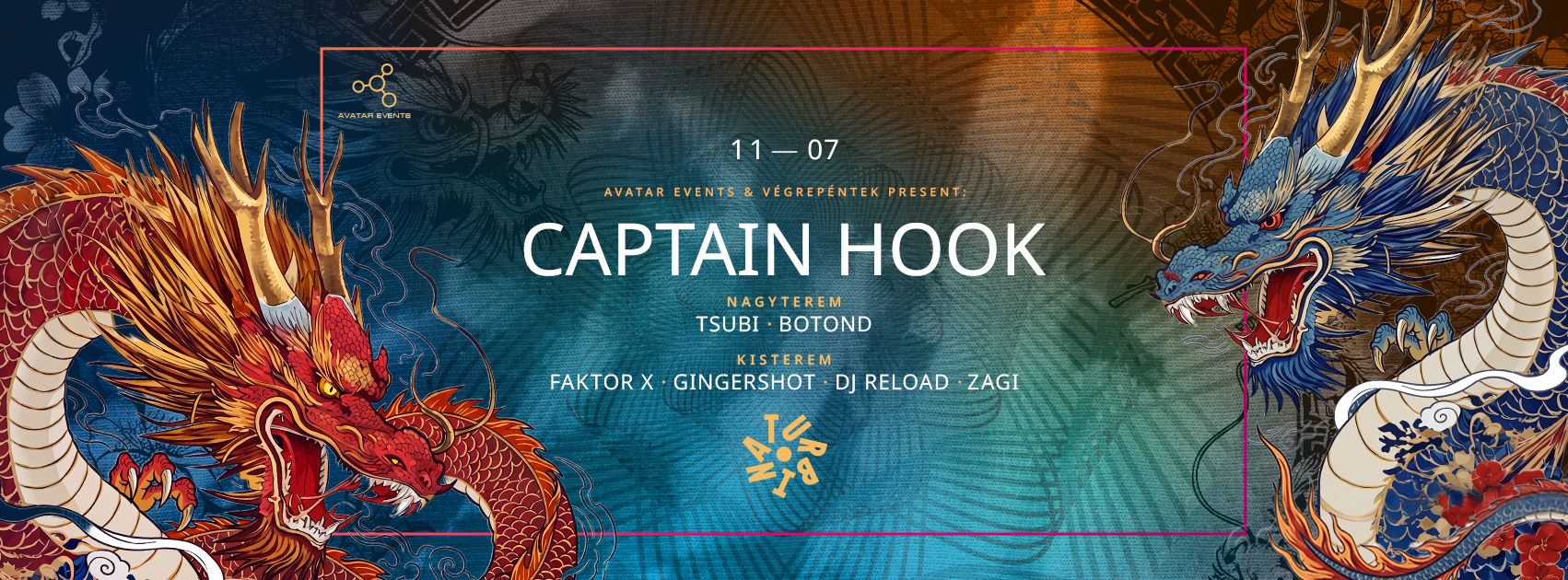 Avatar & VégrePéntek pres. Captain Hook