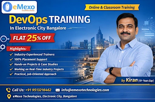 Free DevOps Demo Class in Electronic City Bangalore | eMexo Technologies